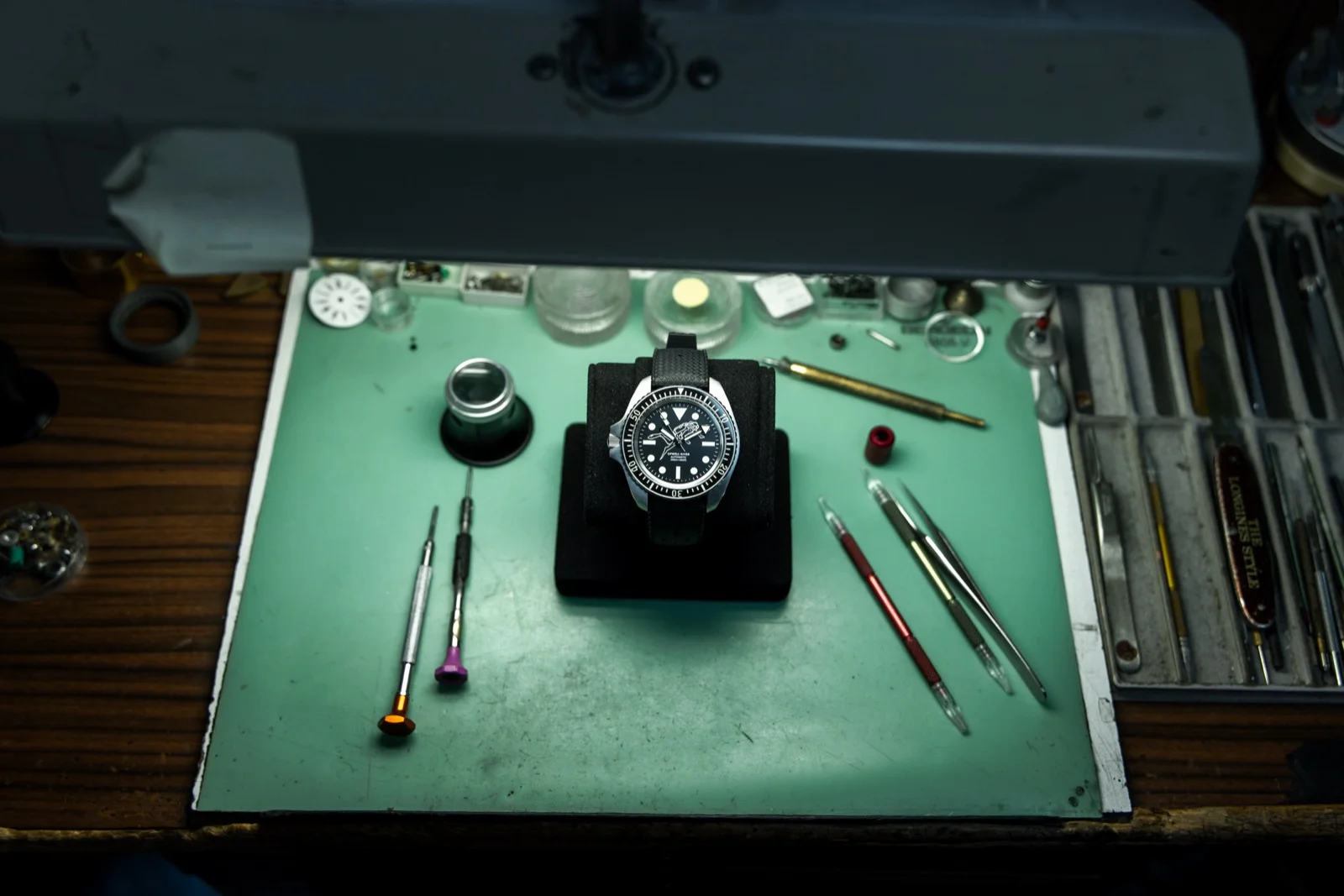 Upwell Diver dans l'atelier Jacques Bianchi