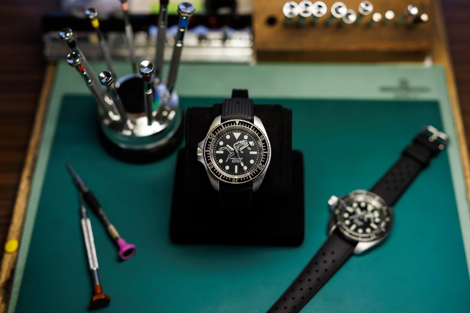 Upwell Diver, détail atelier Jacques Bianchi