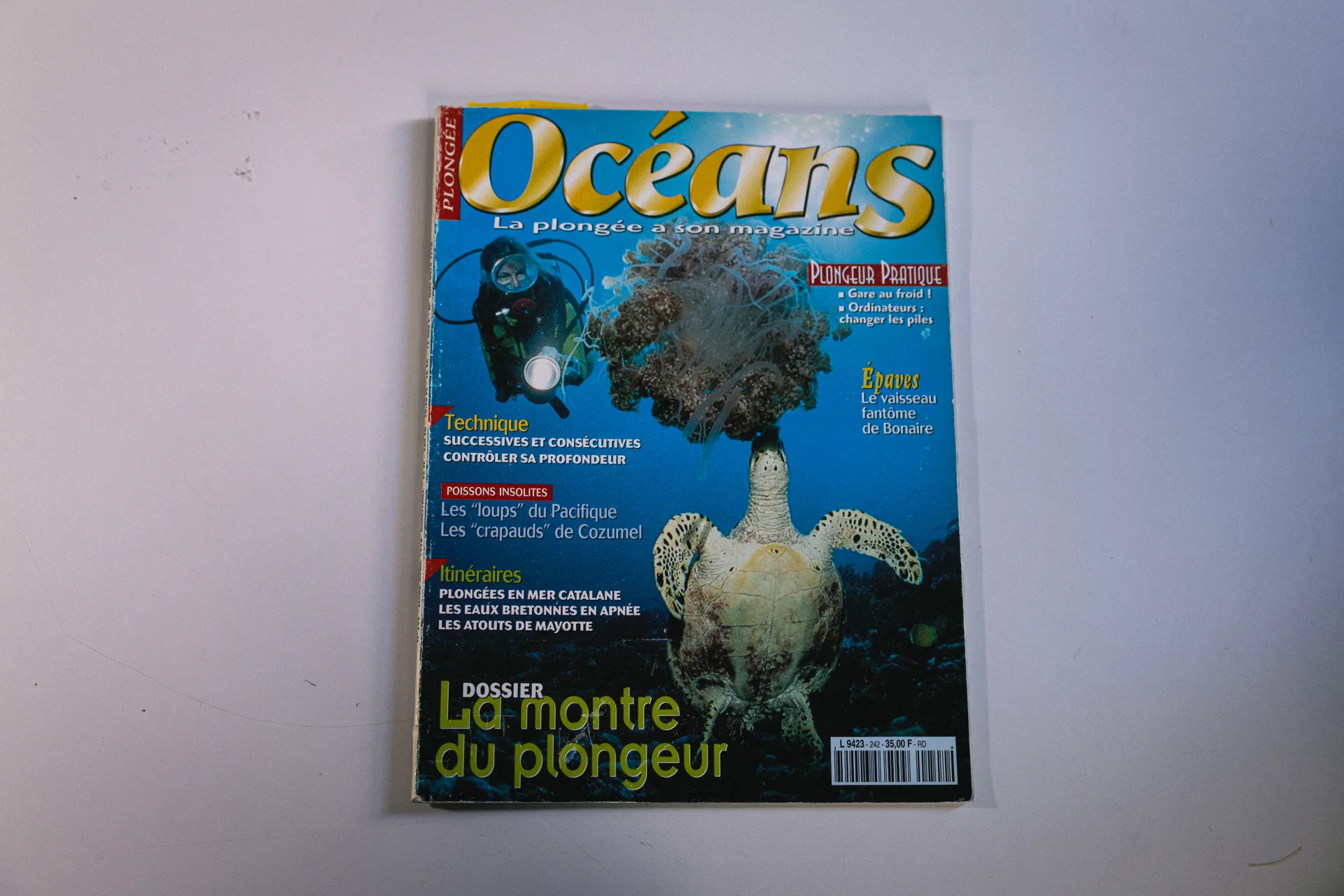 Magazine Océans — dossier La montre du plongeur
